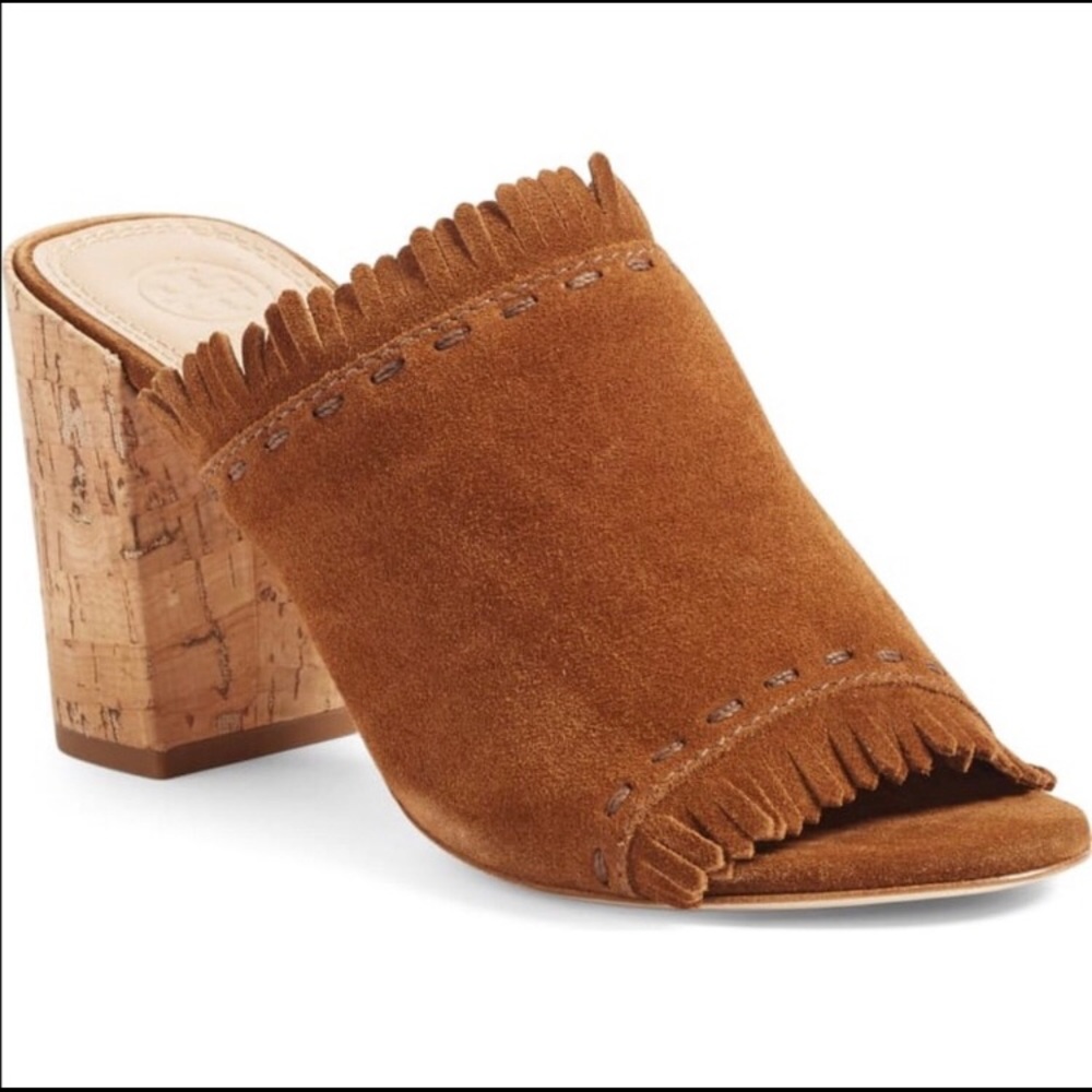 Tory Burch Huntington Fringe Sandals 7.5